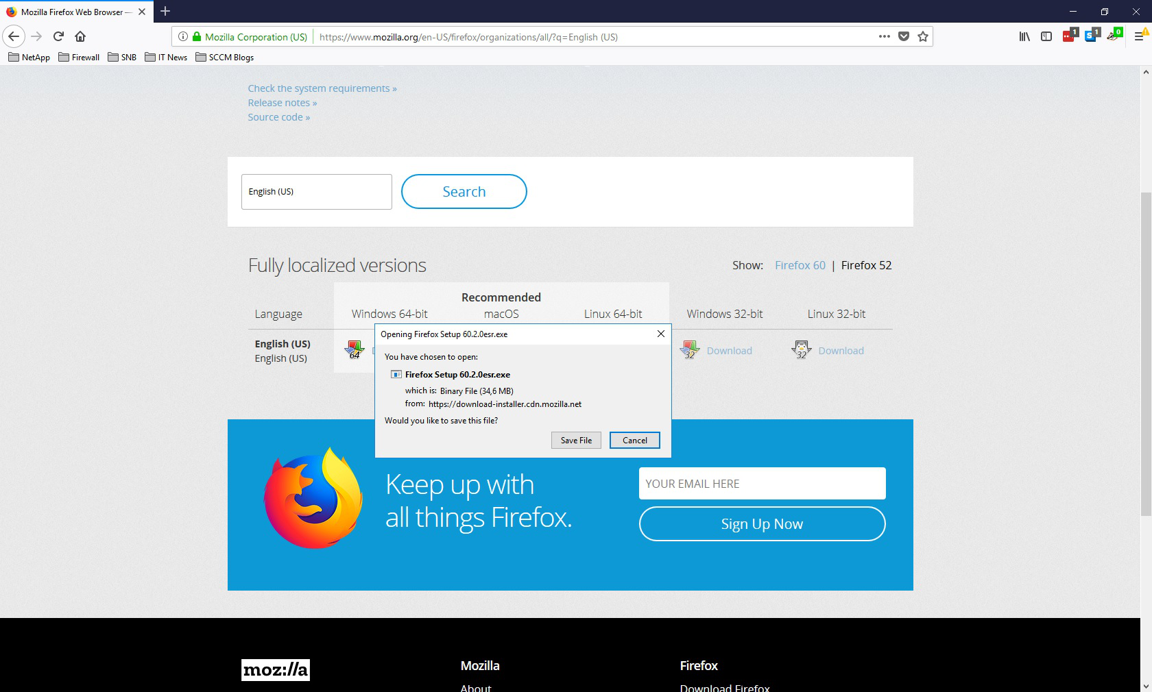 Firefox Version 52 Esr Download Mac